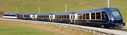 BEMO 3247311 - H0m - Steuerwagen Ast 381 GoldenPass Express, MOB,Ep. VI